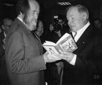 Александр Солженицын и Андрей Вознесенский